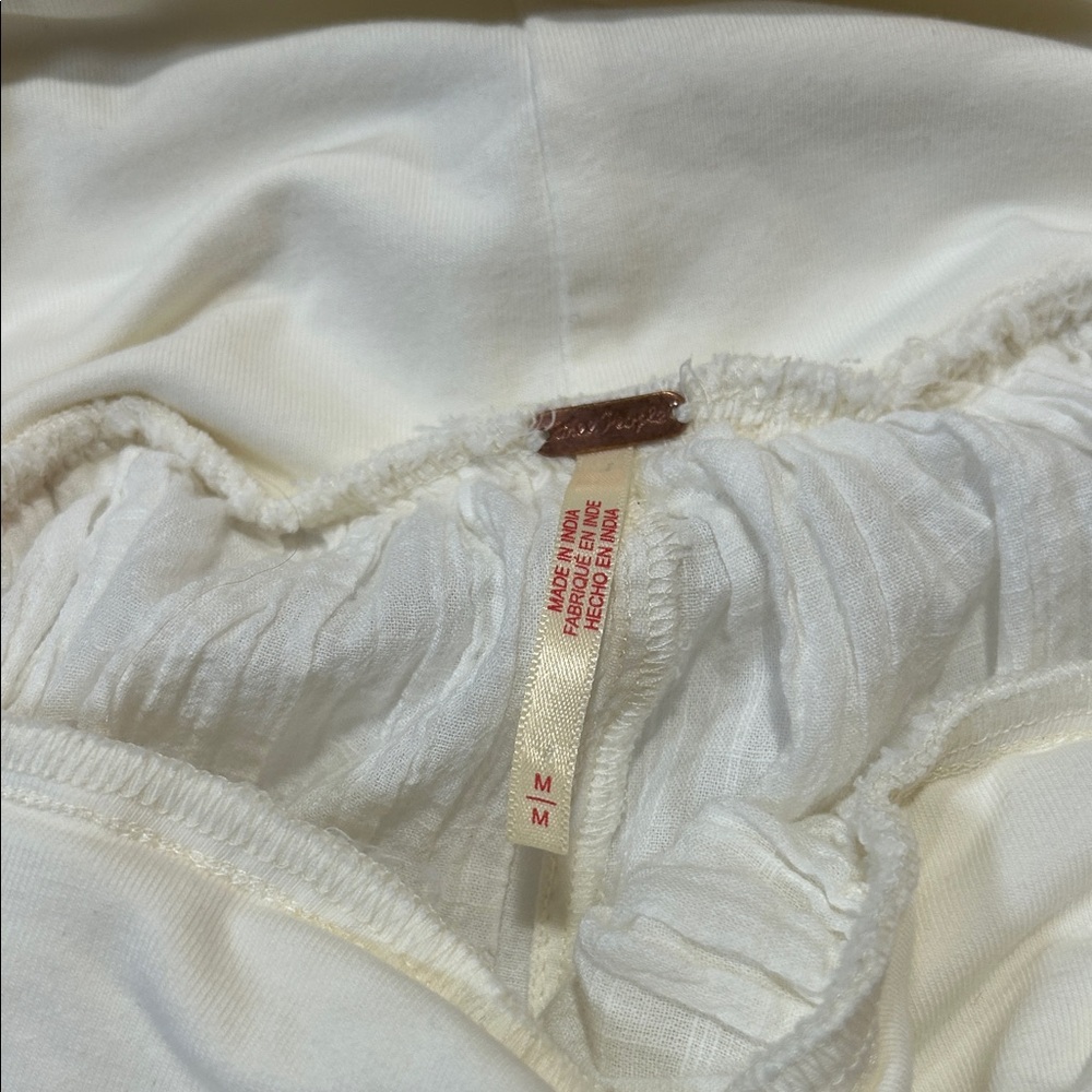 Free People Cream A-Line Skirt - Picture 5 of 9